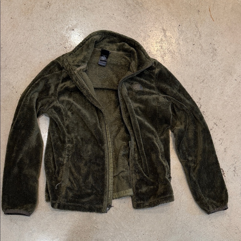 The North Face Men's Dark Green Fleece Jacket